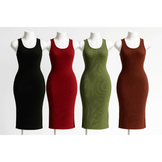 Vestido Mídi em Tecido Ana Ruga | Moda Feminina Elegante e Confortável em Oferta na Shopee