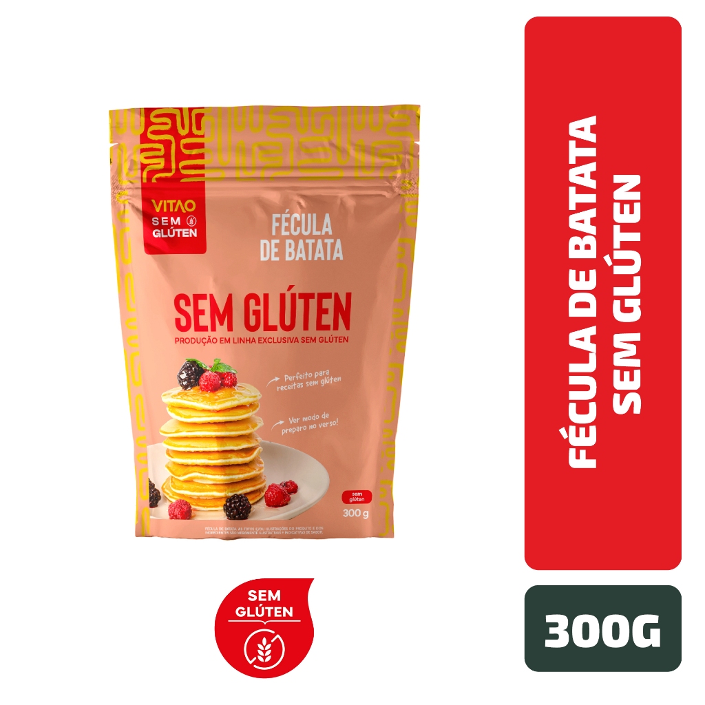 Fécula De Batata Sem Glúten 300G