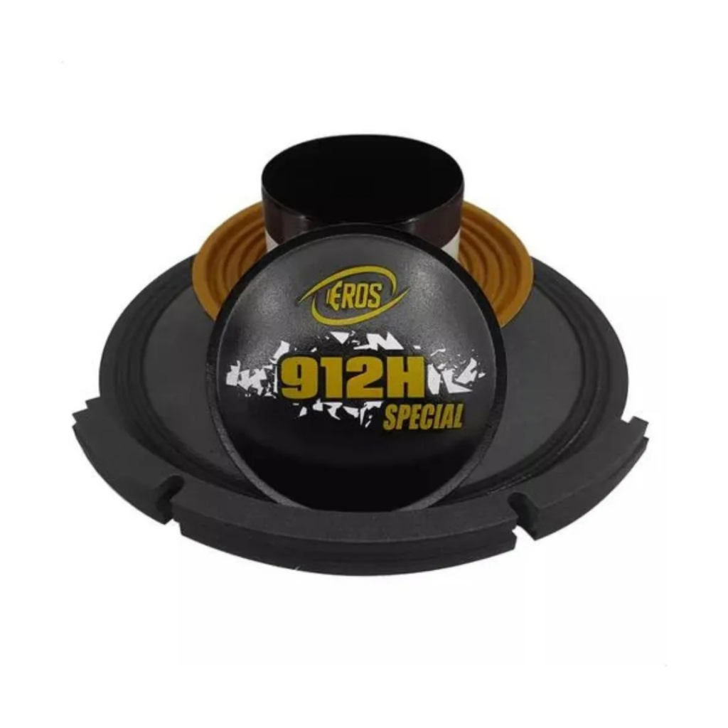 Kit Reparo Woofer Eros E-912 H 12 Polegadas Cor Preto 6ohms