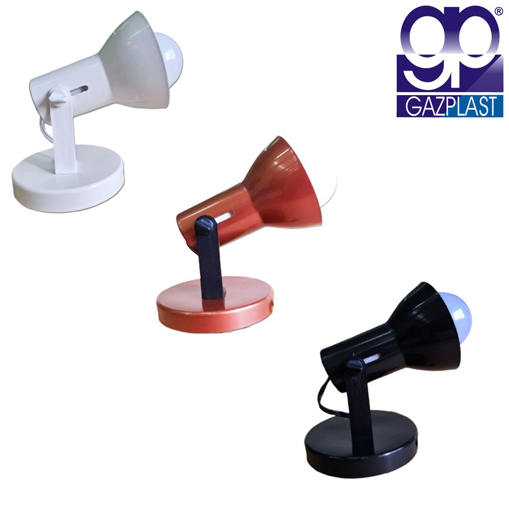 GAZPLAST - LUMINARIA SPOT PREMIUM CORNETA 1 LAMPADA DIRECIONAVEL - PLASTICO BIVOLT em Oferta na Shopee