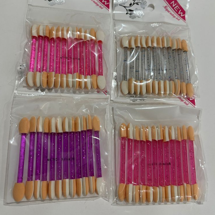 Kit Com 36/72/144/288 Unidades Pincéis de Maquiagem e Olhos / Esponja de Aplicação de Maquiagem / Sombra de Olhas