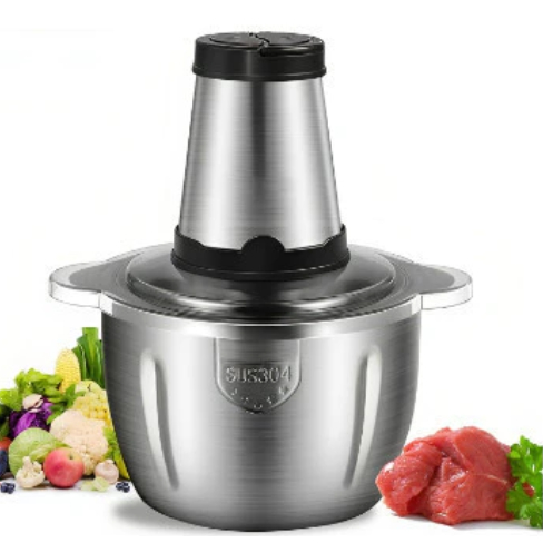 Moedor De Carne Mixer Elétrica Processador Cozinha Casa Alho 3L 2L Picador De Alimentos - 110v-220v