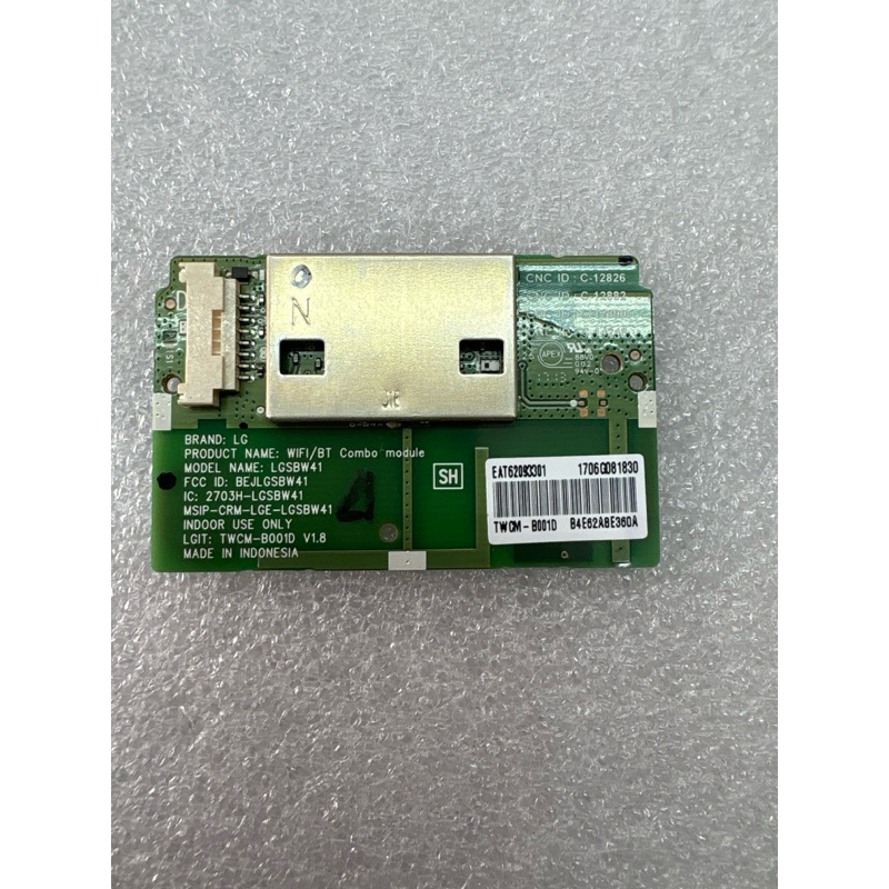 MODÚLO WIFI 49UB8200 49UB8300 39LB6500 42LB6500 47LB6500 - EAT62093301