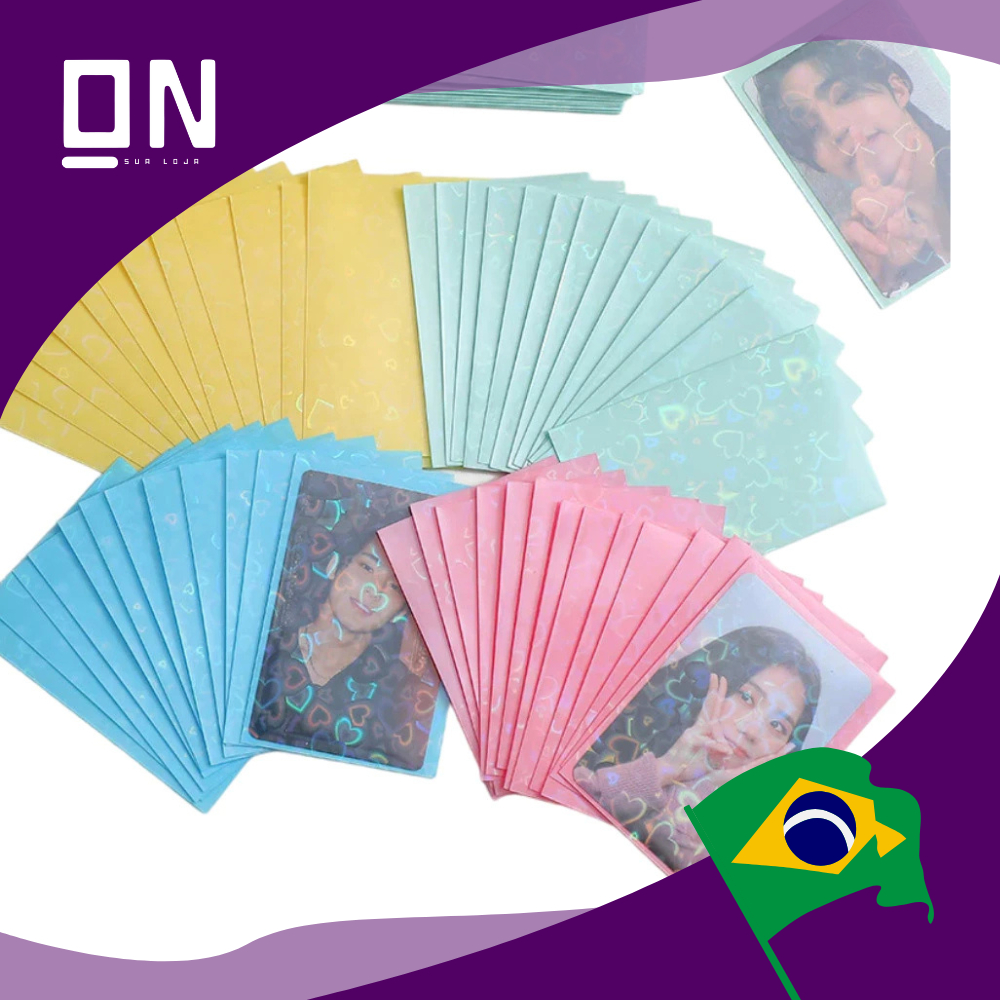Kit de Sleeve Color - Holográfico (10Pçs) em Oferta na Shopee