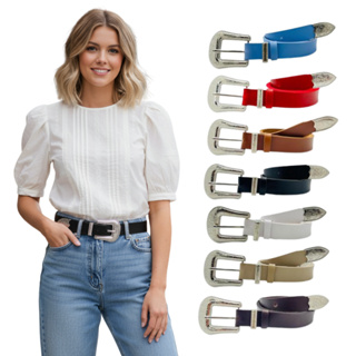 Cinto Feminino Moderno Preto Country Cowboy Pluz Size 2,5cm Plus Size - Amanda em Oferta na Shopee