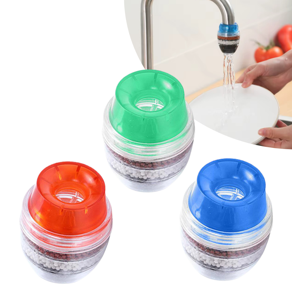 Filtro Purificador De Água Para Torneira Cozinha Bico 3 Em 1 Carvão Ativado em Oferta na Shopee