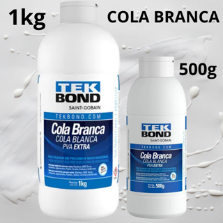 Cola Branca PVA Extra Tekbond 500g/1kg Artesanato, Marcenaria, Laminados, Papel e Papelão em Oferta na Shopee