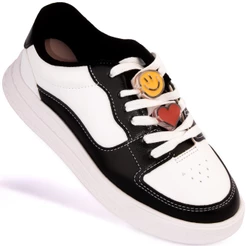 Tênis Molekinha Menina Infantil Kids 2575-107 Moda Original Preto