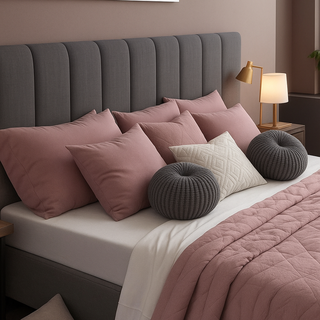 Cabeceira Modular Adesiva Estofada 45x20cm em Tecido Suede Premium !!!ENVIO IMEDIATO!!!