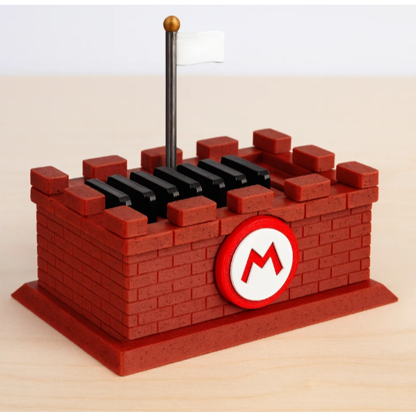 Mario Castle/Castelo – Suporte para Jogos de Nintendo Switch Impressão 3D em PLA em Oferta na Shopee