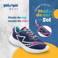 Tênis Infantil Menina Speed Flow Muda de Cor Lançamento
