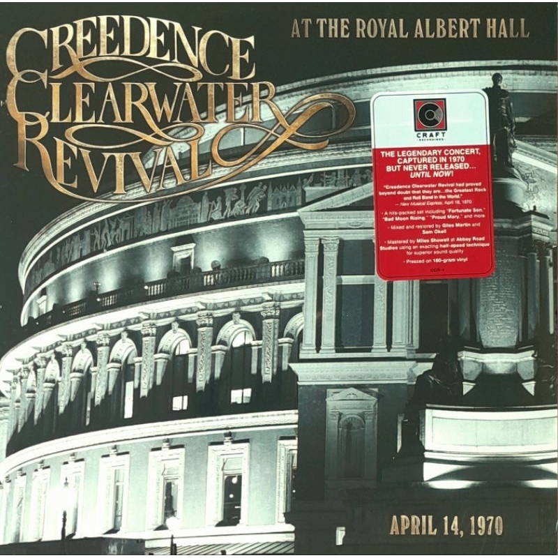 Creedence Clearwater Revival-At The Royal Albert Hall (April 14, 1970)-lp importado-LACRADO-vinil