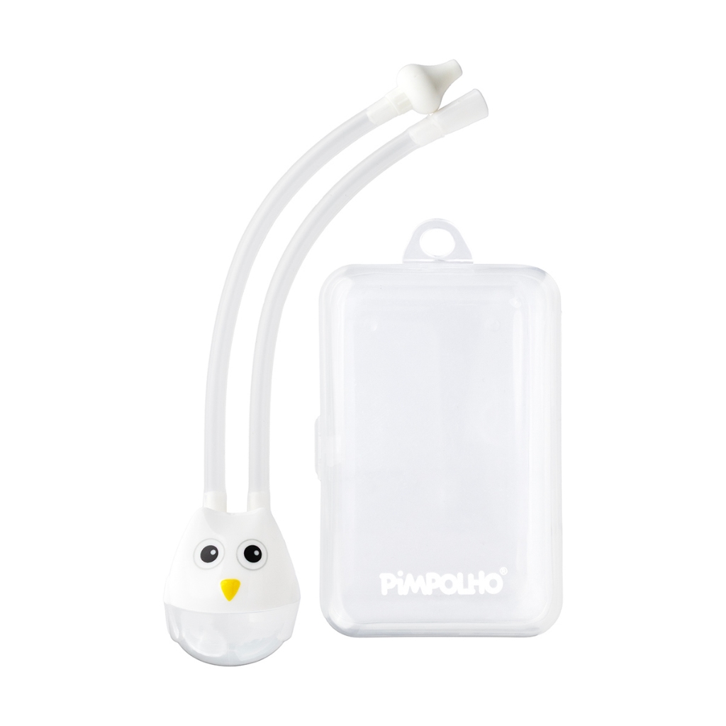 Aspirador Nasal Com Estojo Lavador Portátil Aspirador Manual de Nariz Sucção Gripe Sinusite Bebes