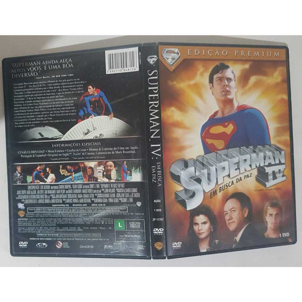 DVD Superman IV Em Busca da Paz