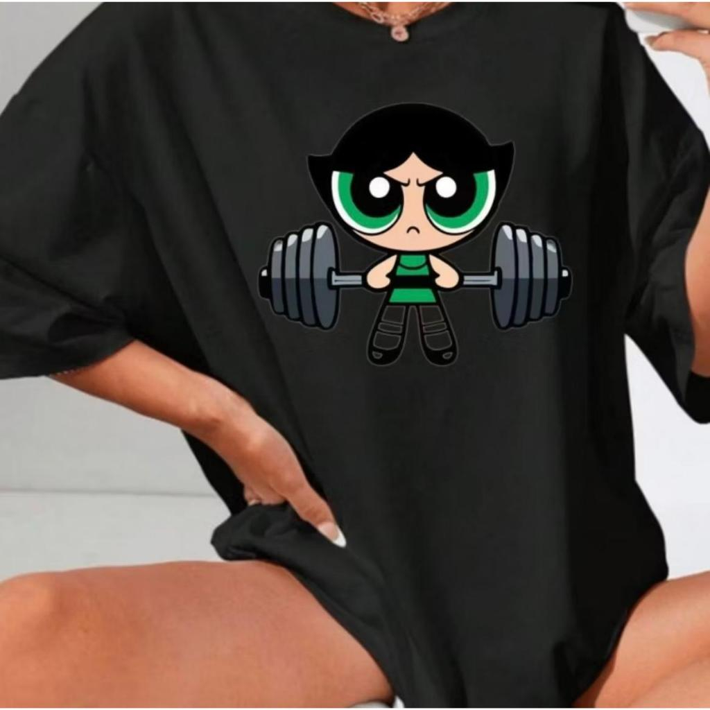 T-shirt Camisetão Algodão Feminino Gym Larga Blusão Academia 100% Algodão