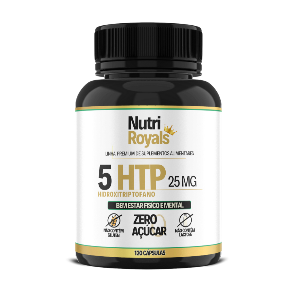 5 HTP 25 MG 120 Cápsulas - Nutri Royals