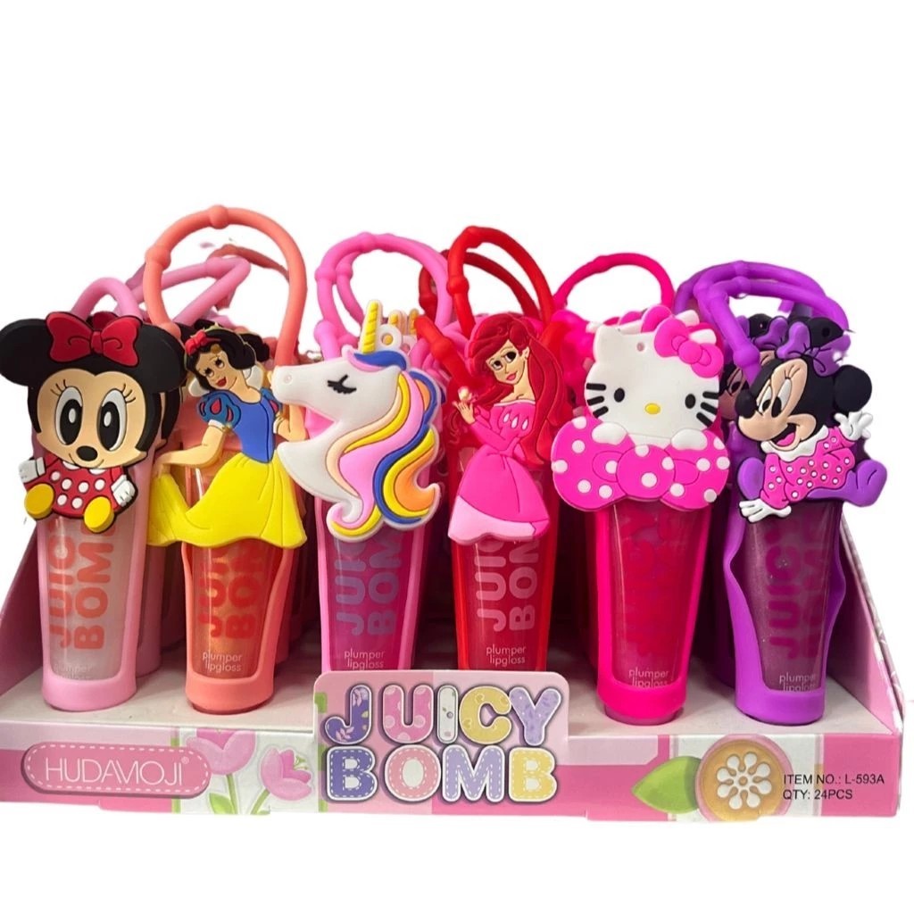 GLOSS INFANTIL JUICY BOMB HUDAMOJI - CAIXA C 24 UNI em Oferta na Shopee