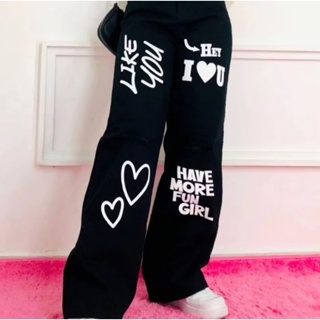 calça jeans infantil menina pantalona preta calça jeans infantil wide leg boca larga flare tam 4 6 8 10 12 14 16 anos em Oferta na Shopee