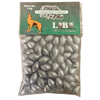 Chumbada para Pesca OLIVA 3 (15 gramas) - 1 Kg