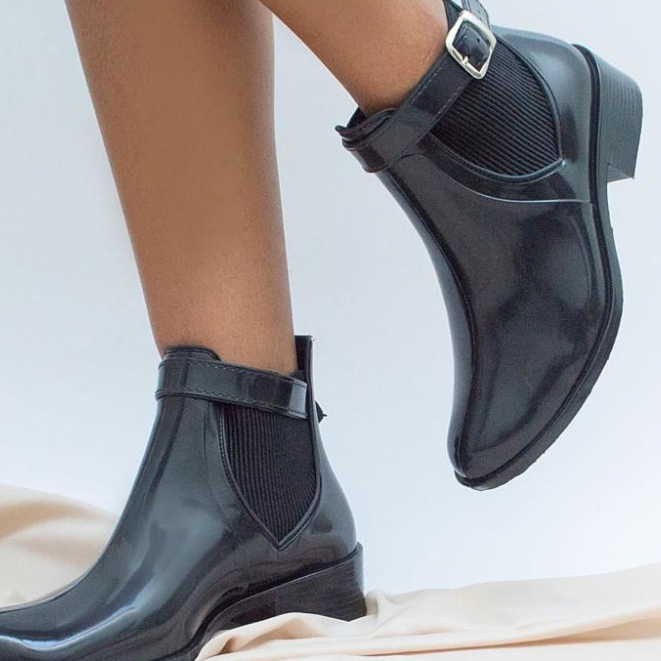 Bota Galocha Feminina Impermeável Chuva Frio