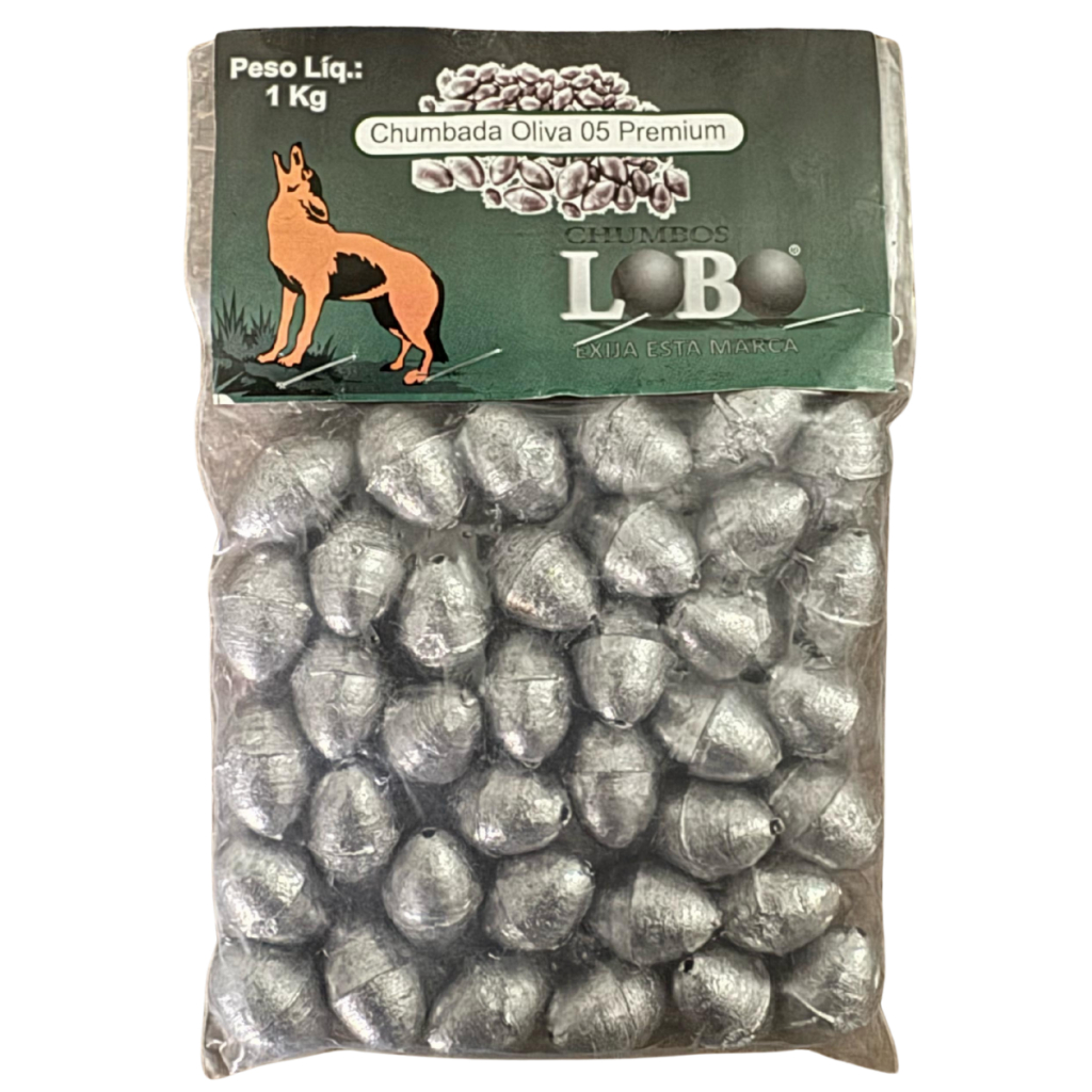 Chumbada para Pesca OLIVA 5 (25 gramas) - 1 Kg