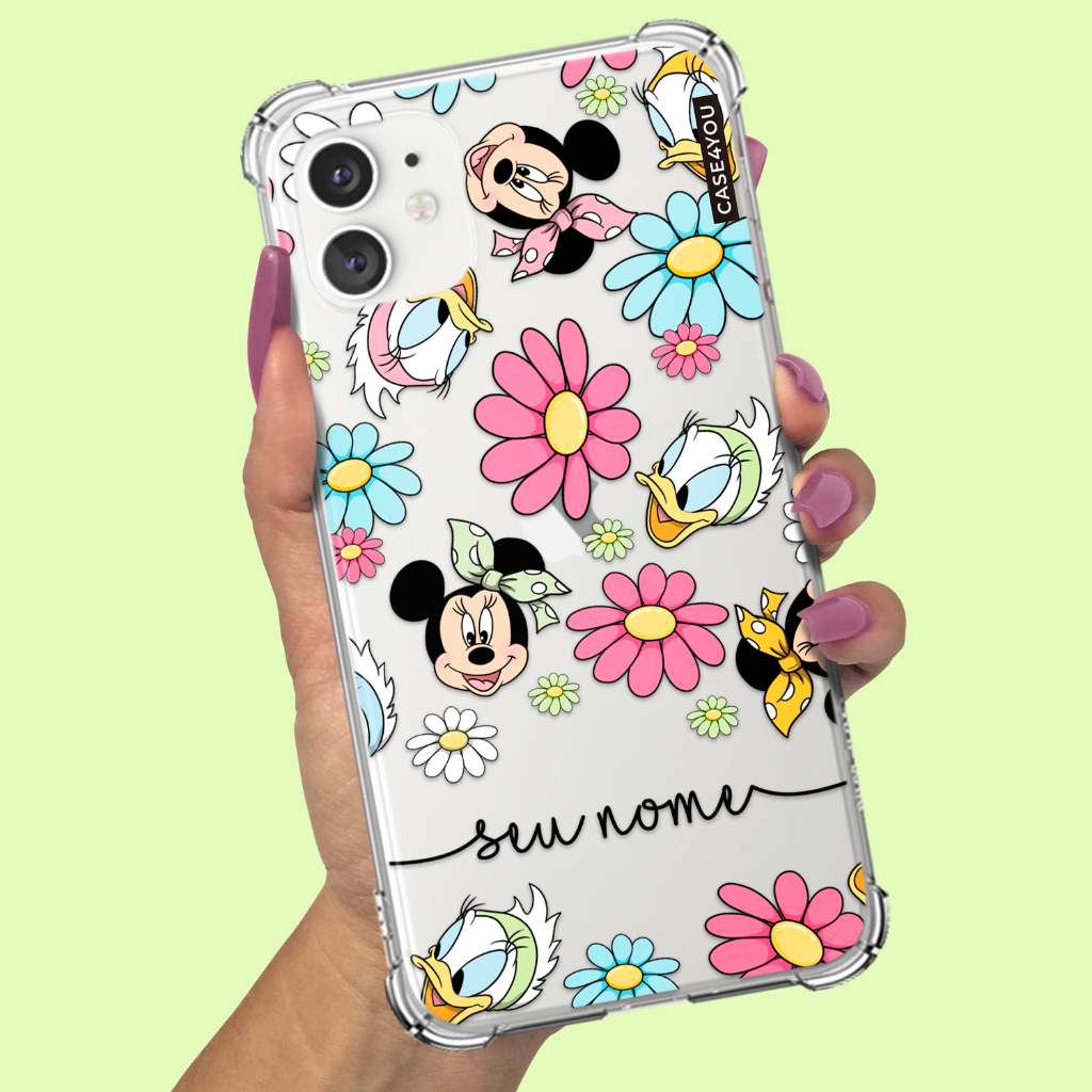 Capa Capinha para Samsung Galaxy A10 A10s A11 A12 A13 A14 A15 A16 A17 Anti-impacto Personalizada Minnie 7