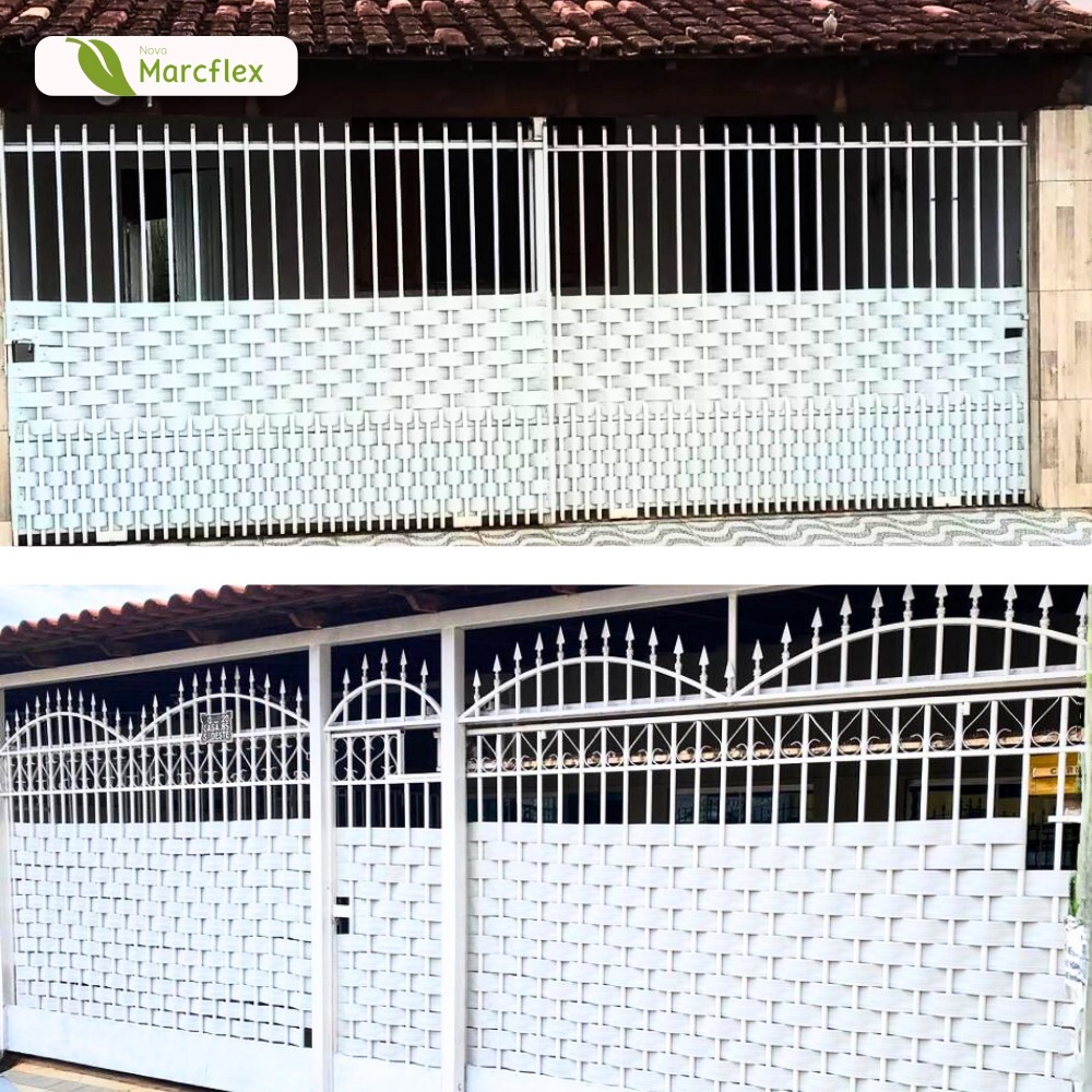 Protetor de Portão Varias Cores (Tam: 50, 25 ou 10m de comp X 7 cm de altura) em Oferta na Shopee