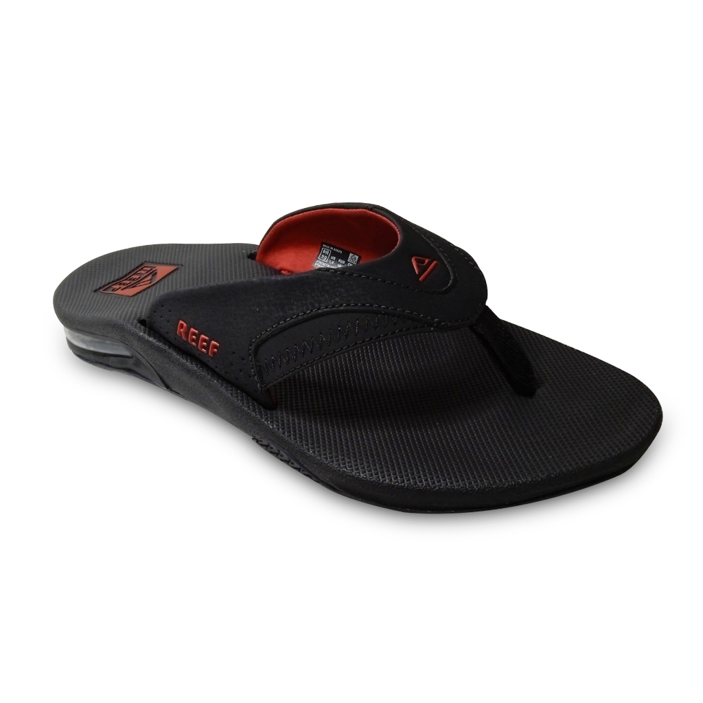 Chinelo Sandália Reef Mick Fanning Vermelho e Preto