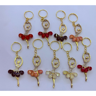 Chaveiros Bailarina com Pedrarias 10 e 12 unidades. em Oferta na Shopee
