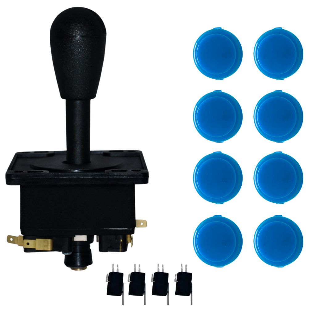 1 Comando Controle Joystick 8 Botões Sanwa Arcade Fliperama Matic