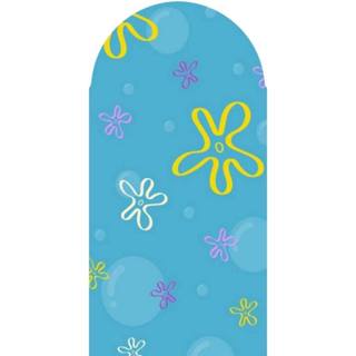 Painel para Festas,  Bob Esponja Azul Fenda do Biquini, Vertical ou Romano 2x1 Em Tecido Sublimado em Oferta na Shopee
