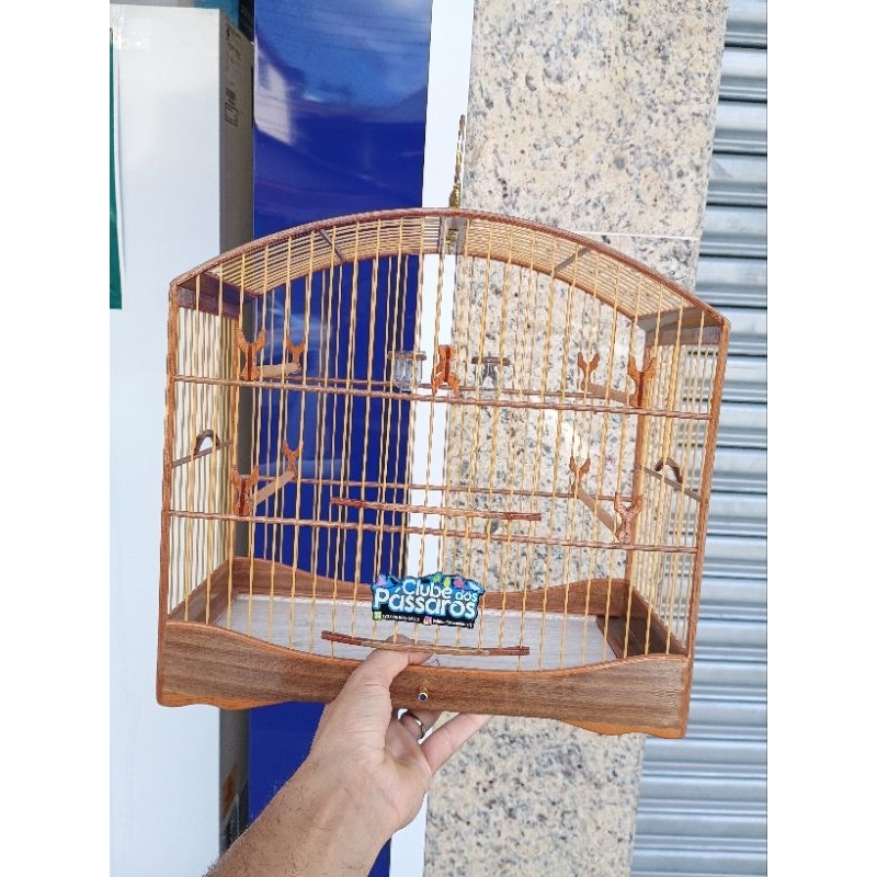 Gaiola coleiro varetas de fibra resinada padrão torneio