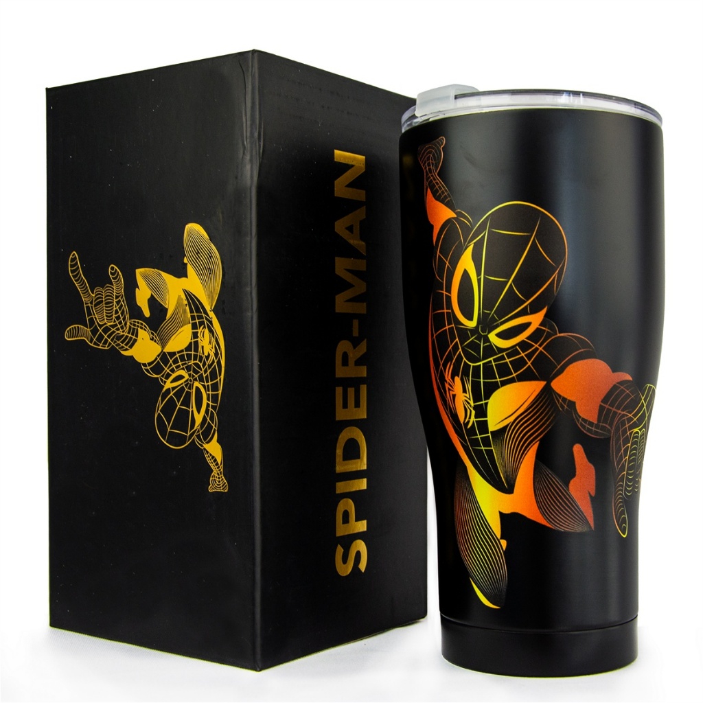 Copo Marvel Homem Aranha Inox Térmico Resistente 900ml em Oferta na Shopee