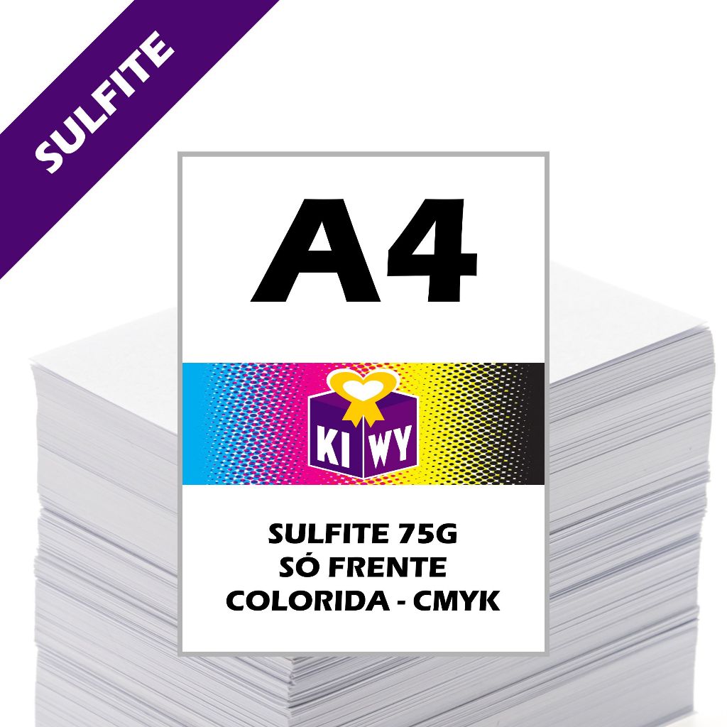 Impressão A4 - Só Frente (Colorida) em Oferta na Shopee