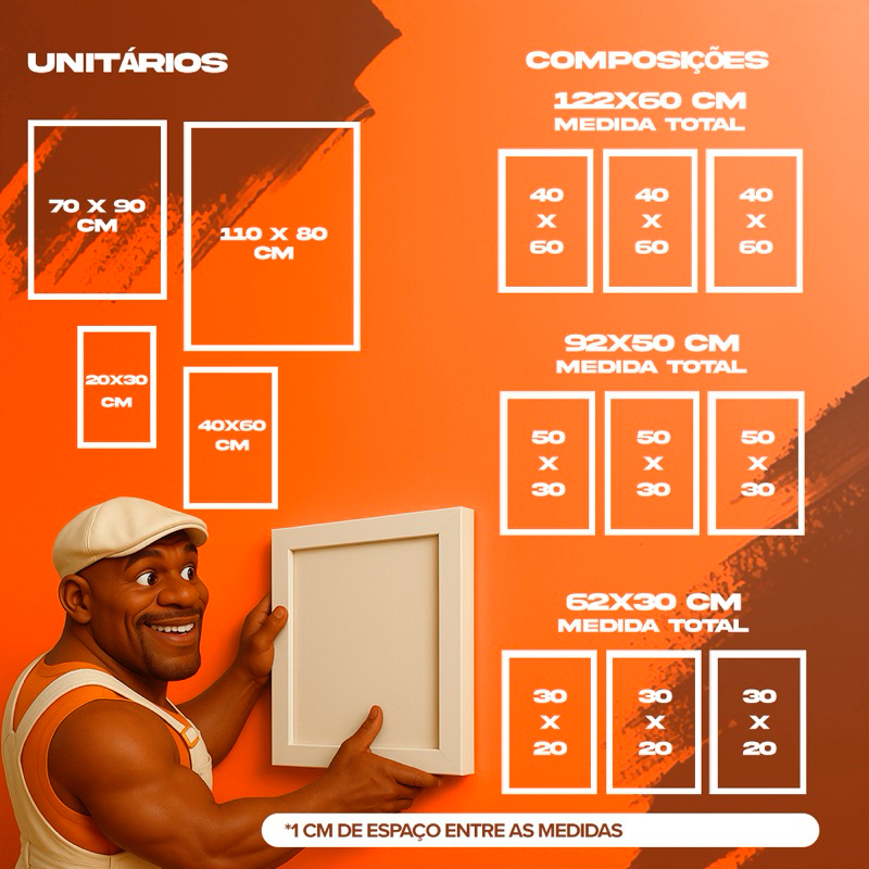 Quadro Decorativo Vitro Madeira Decoração de Parede Hall Luxo Sala Quarto