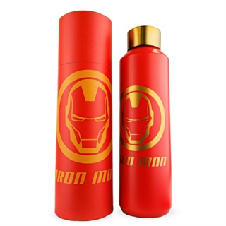 Garrafa Marvel Homem De Ferro Térmica Inox Resistente 600ml em Oferta na Shopee