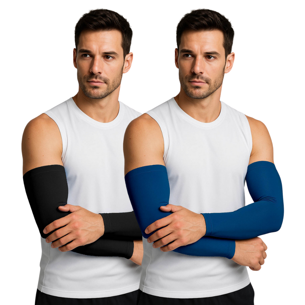 Kit 2 Manguitos Manga Proteção Solar UV50+ Segunda Pele Braço Unissex