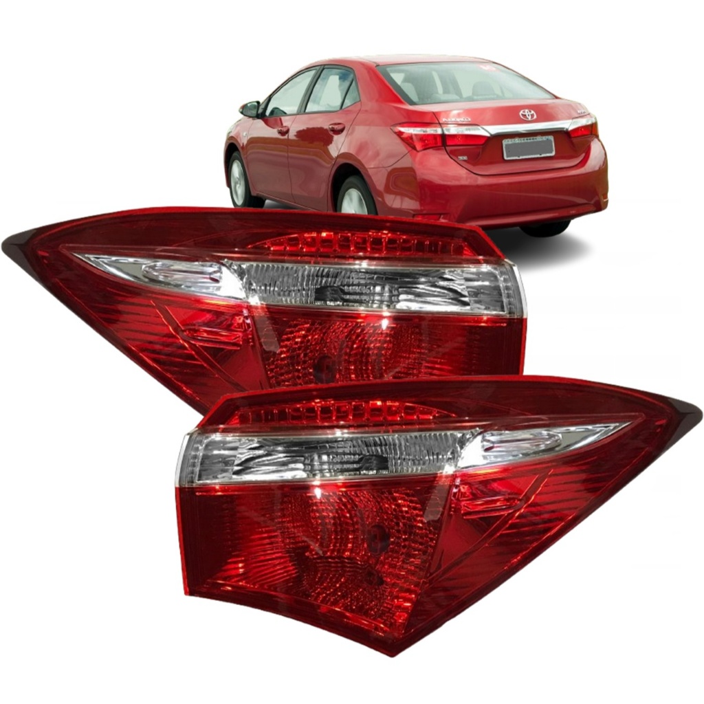 Lanterna Traseira Corolla 2015 2016 2017 Canto Sem Led Par