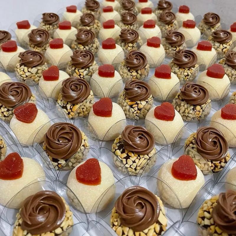 Kit 50 a 300 Unidades Forminha Para Doces em Acetato Transparente