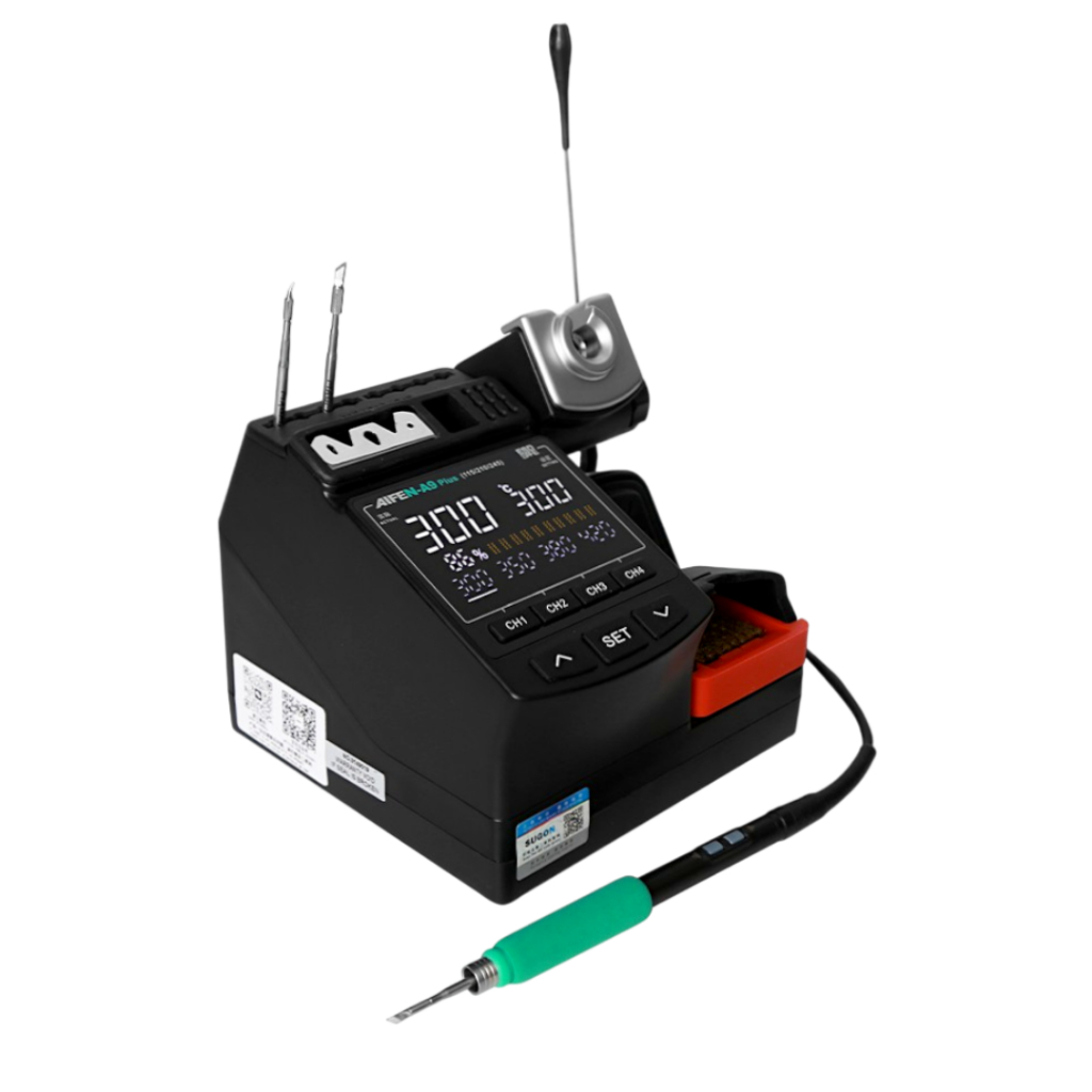 Estação De Ferro De Solda A9 Plus Aifen Sugon Com 3 Pontas em Oferta na Shopee