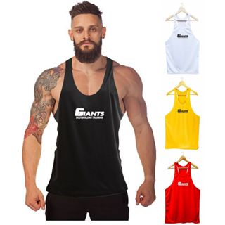 Regata Cavada Masculina Fitness Musculação Academia Giants em Oferta na Shopee