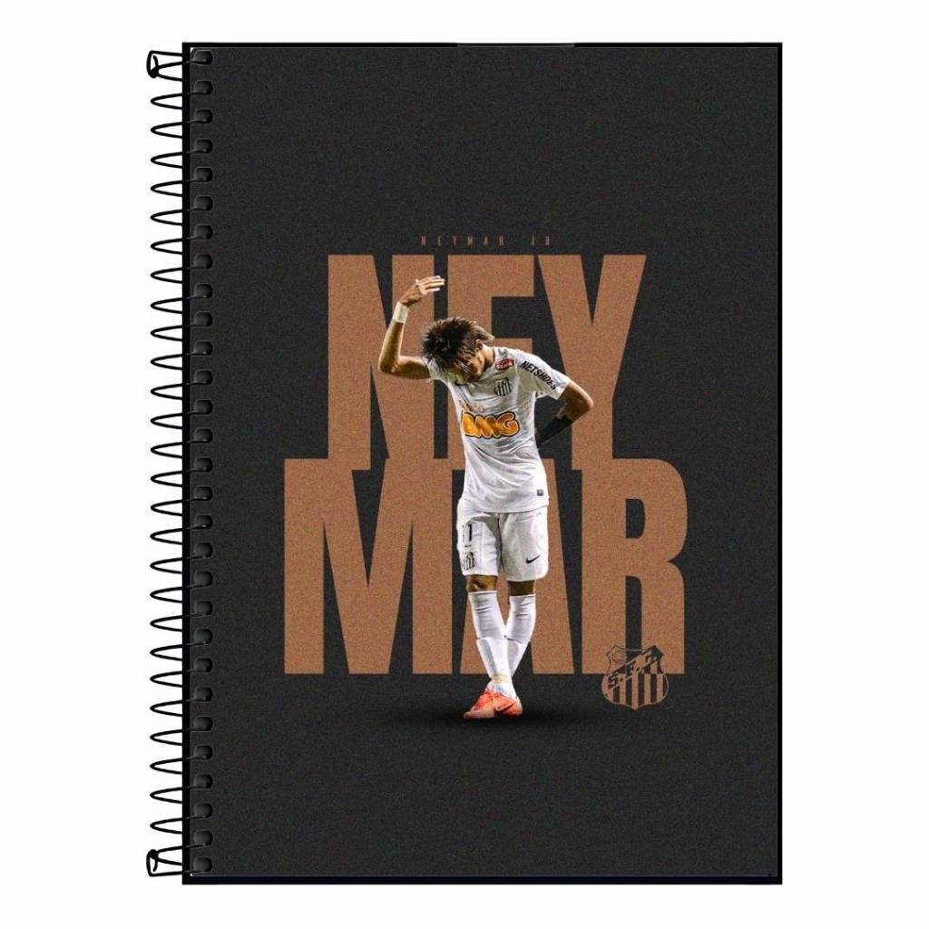 Caderno personalizado neymar  jr seleção - 01,10,15 e 20 materias - escolar - faculdade para estudos em Oferta na Shopee