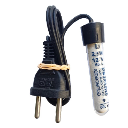Aquecedor para Aquários Pequeno Peixe Betta 2,5w