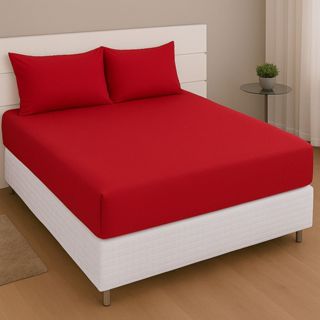 Lençol Casal C/ Fronhas Malha Helanca Grossa Promoção em Oferta na Shopee