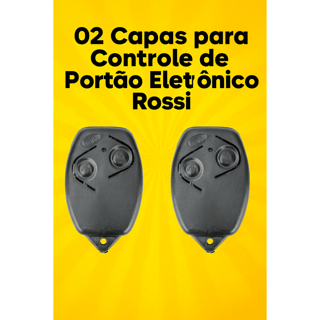 02 Capa carcaca Controle de Portão Rossi
