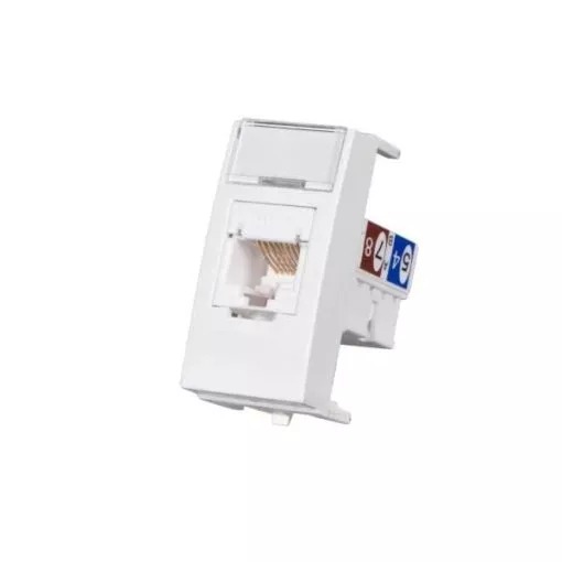 Kit 3 Módulos Tomada p/ Rede Informática RJ45 CAT5e Sleek Margirius 16045