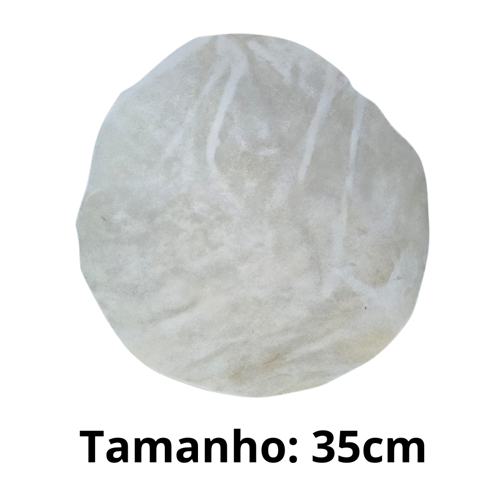 Couro De Boi (35cm) Para Atabaque, Conga E Tambores