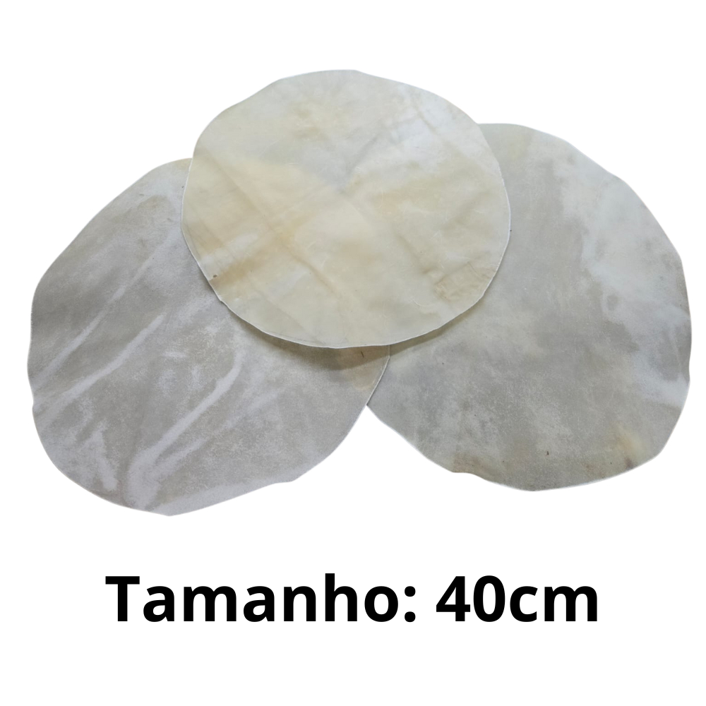 Couro De Boi (40cm) Para Atabaque, Conga E Tambores