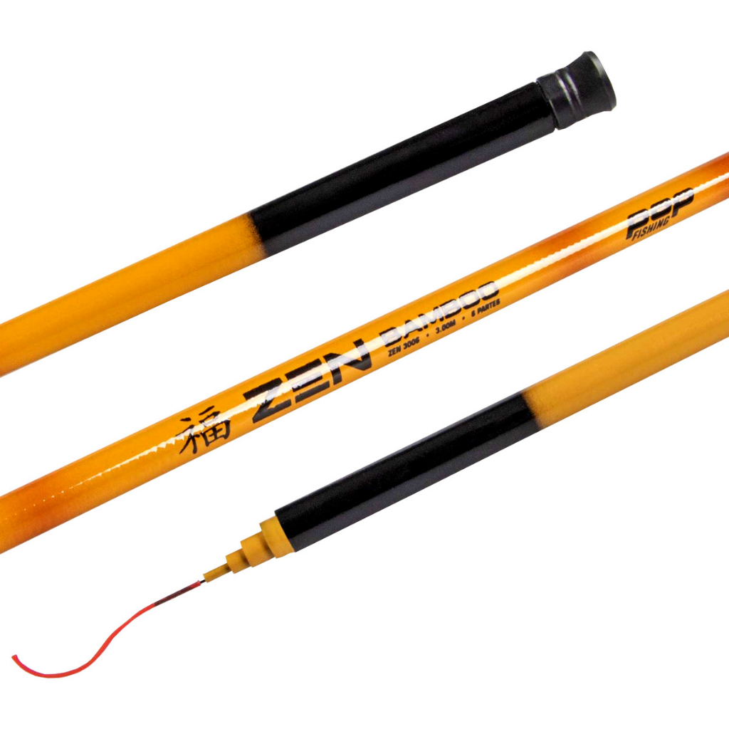 Vara Telescópica de Mão - Zen Bamboo - Pop Fishing - Várias Medidas - 45% Fibra Carbono em Oferta na Shopee