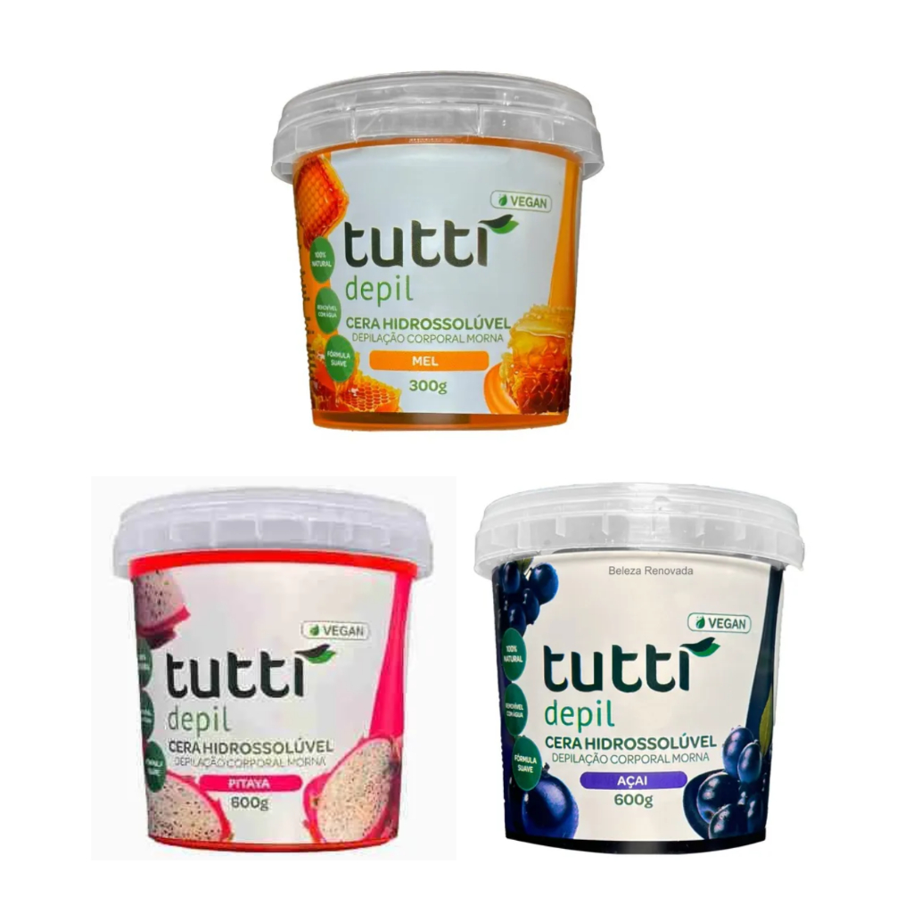 Cera Hidrossolúvel Tutti Depil 600g